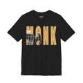 Thelonious Monk Vintage Jazz Silhouette T-Shirt | Yellow Block Letters