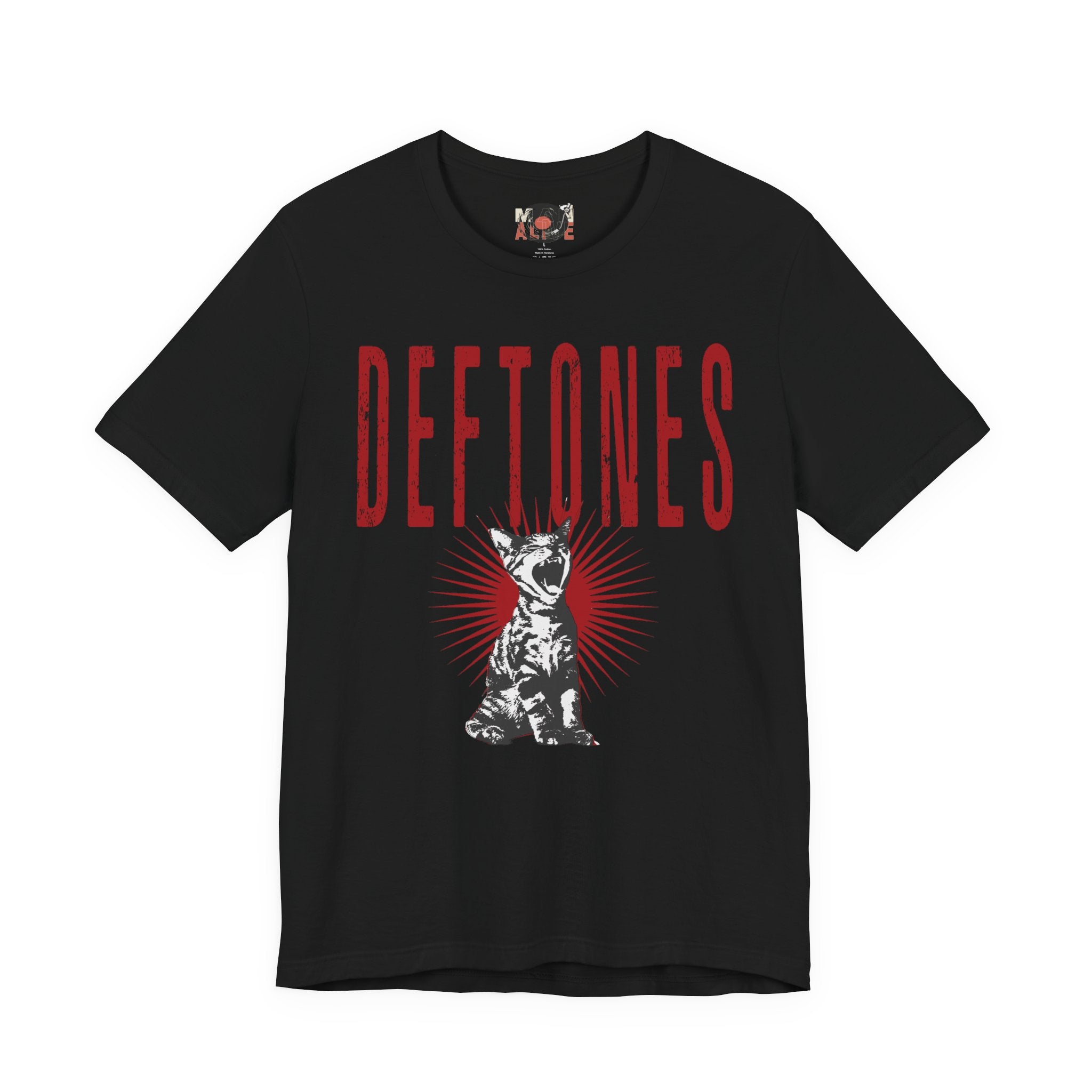 Deftones Band Logo Cat Tee | Rock Band T-Shirt