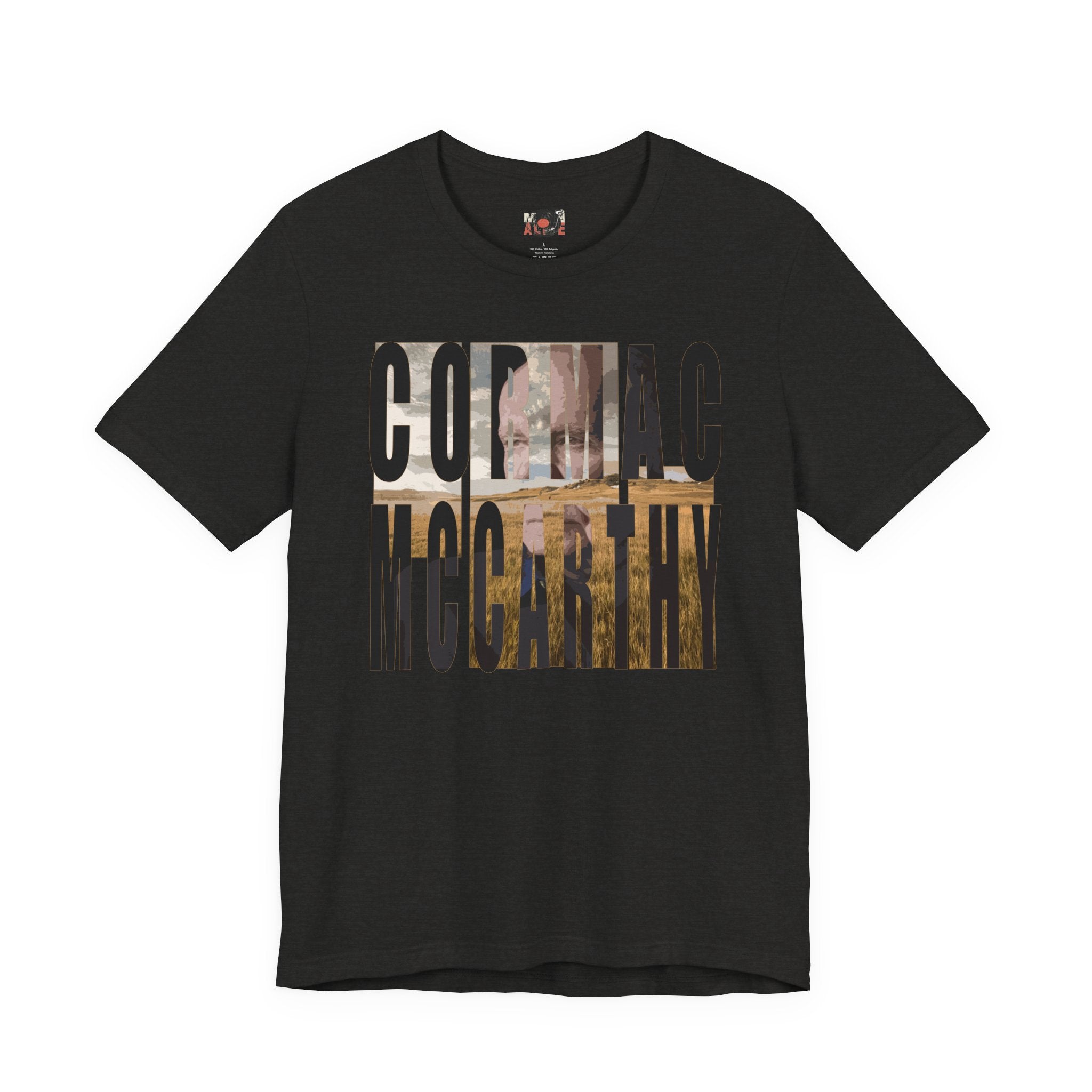 Cormac McCarthy Typography Tee | Western Landscape Text Art