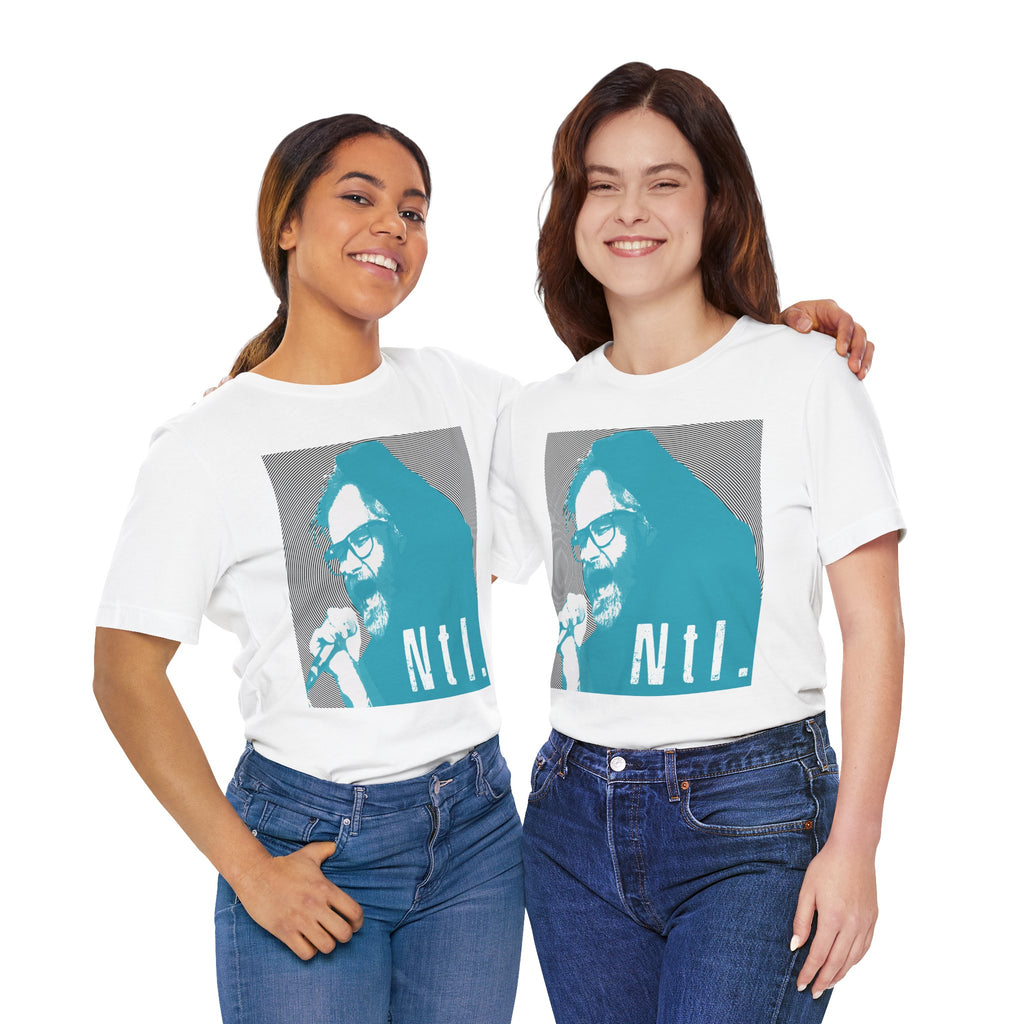 The National Band Matt Berninger Retro Indie Rock Graphic Tee | Blue Halftone