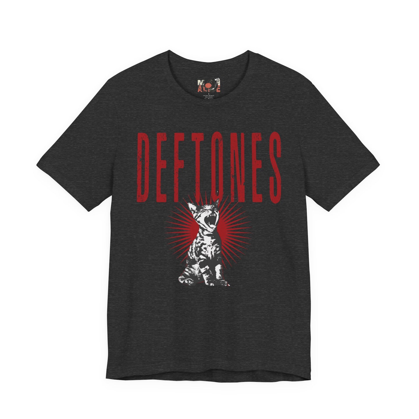 Deftones Band Logo Cat Tee | Rock Band T-Shirt