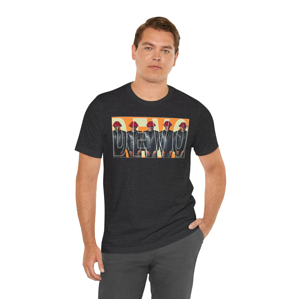 Devo Retro Pop Art Band Tee — Devo Graphic T-Shirt
