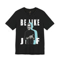 Be Like Jeff portrait T-Shirt | Jeff Goldblum retro typography