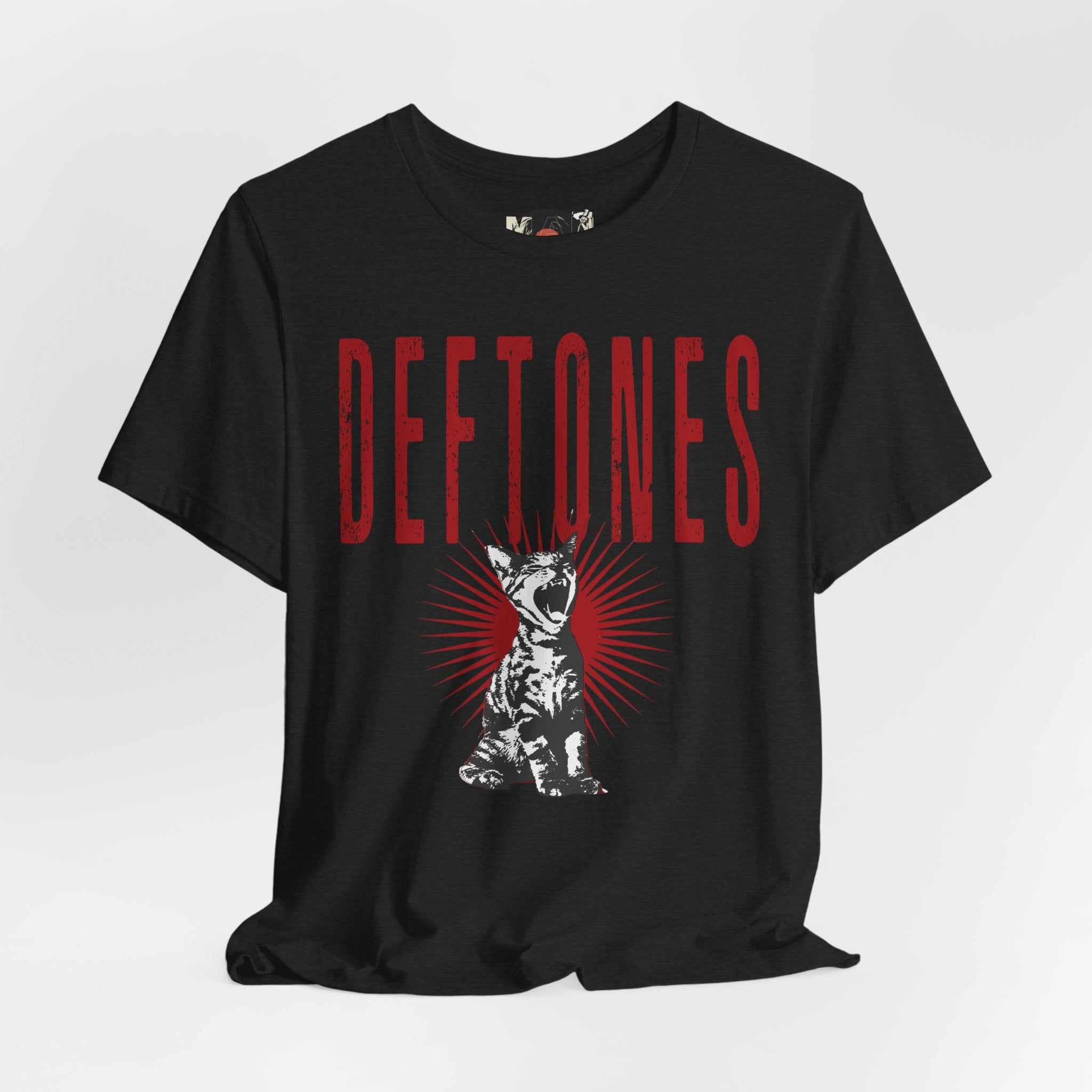 Deftones Band Logo Cat Tee | Rock Band T-Shirt
