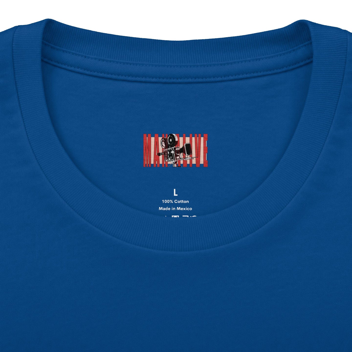 Le Samurai Vintage Movie Graphic Tee — Retro Blue Noir Crew