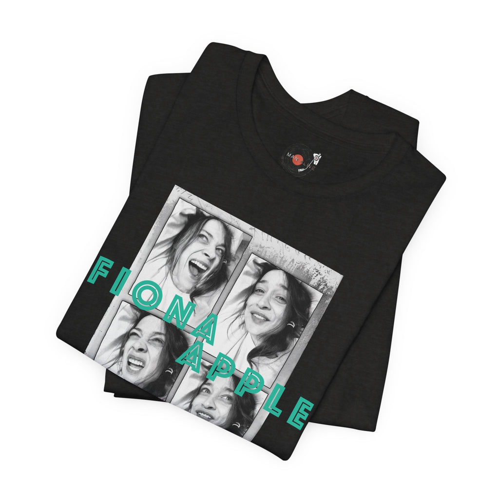 Fiona Apple Collage Tee T-Shirt | Portrait Music Graphic