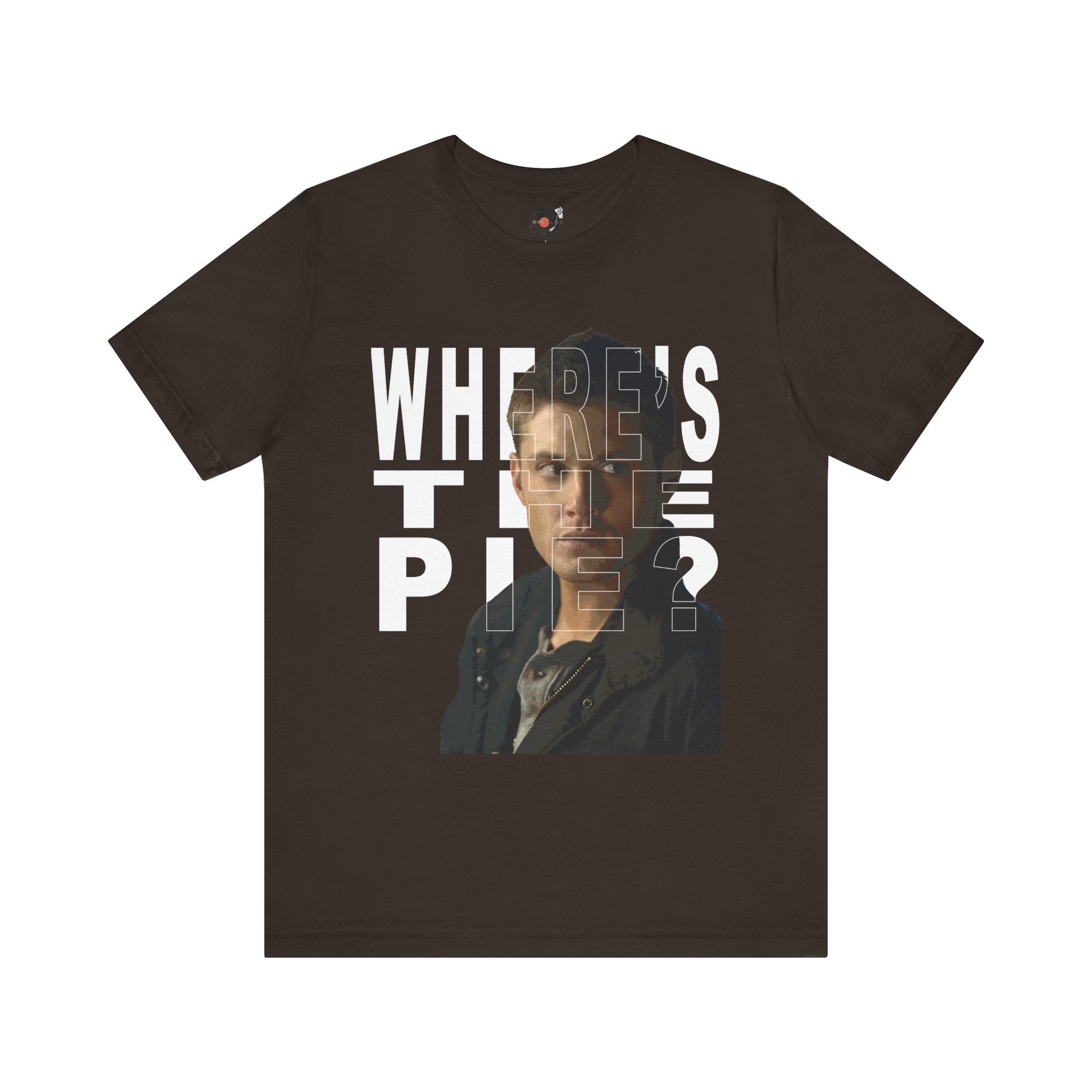Dean Winchester "Where's the Pie?" Portrait T-Shirt | Supernatural TV Tee