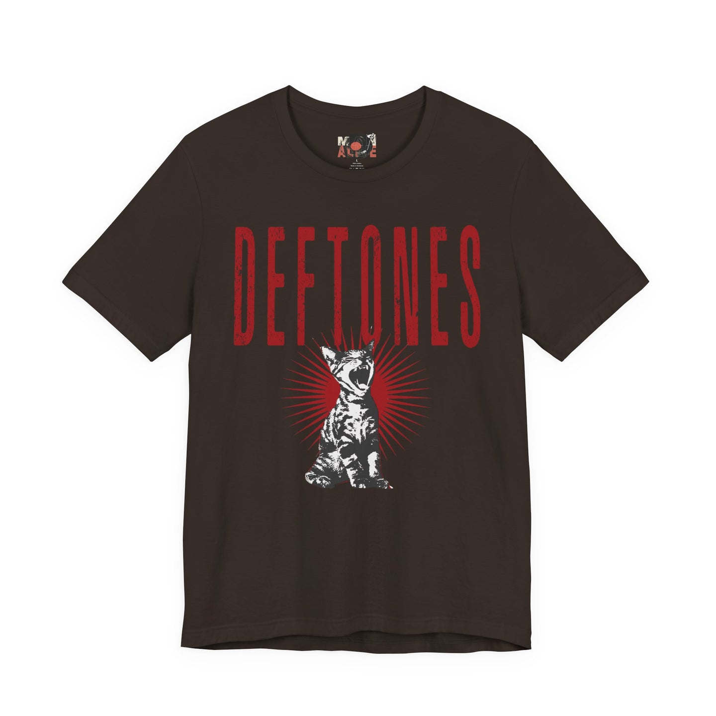 Deftones Band Logo Cat Tee | Rock Band T-Shirt
