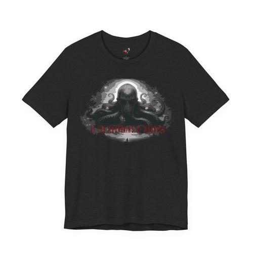 Cthulhu Cosmic Octopus Illustration T-Shirt | Lovecraft Horror Tee