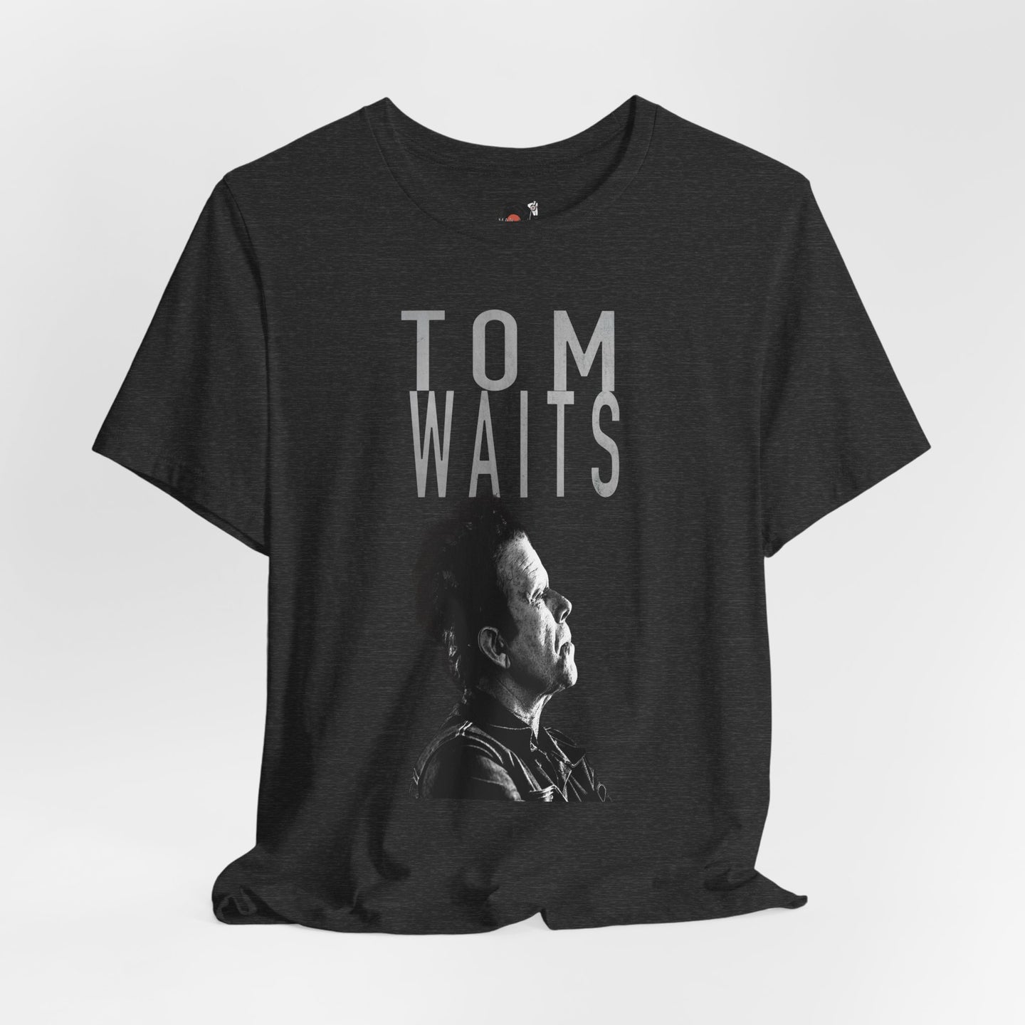 Tom Waits Portrait T-Shirt | Musician Band Tee, Vintage Monochrome