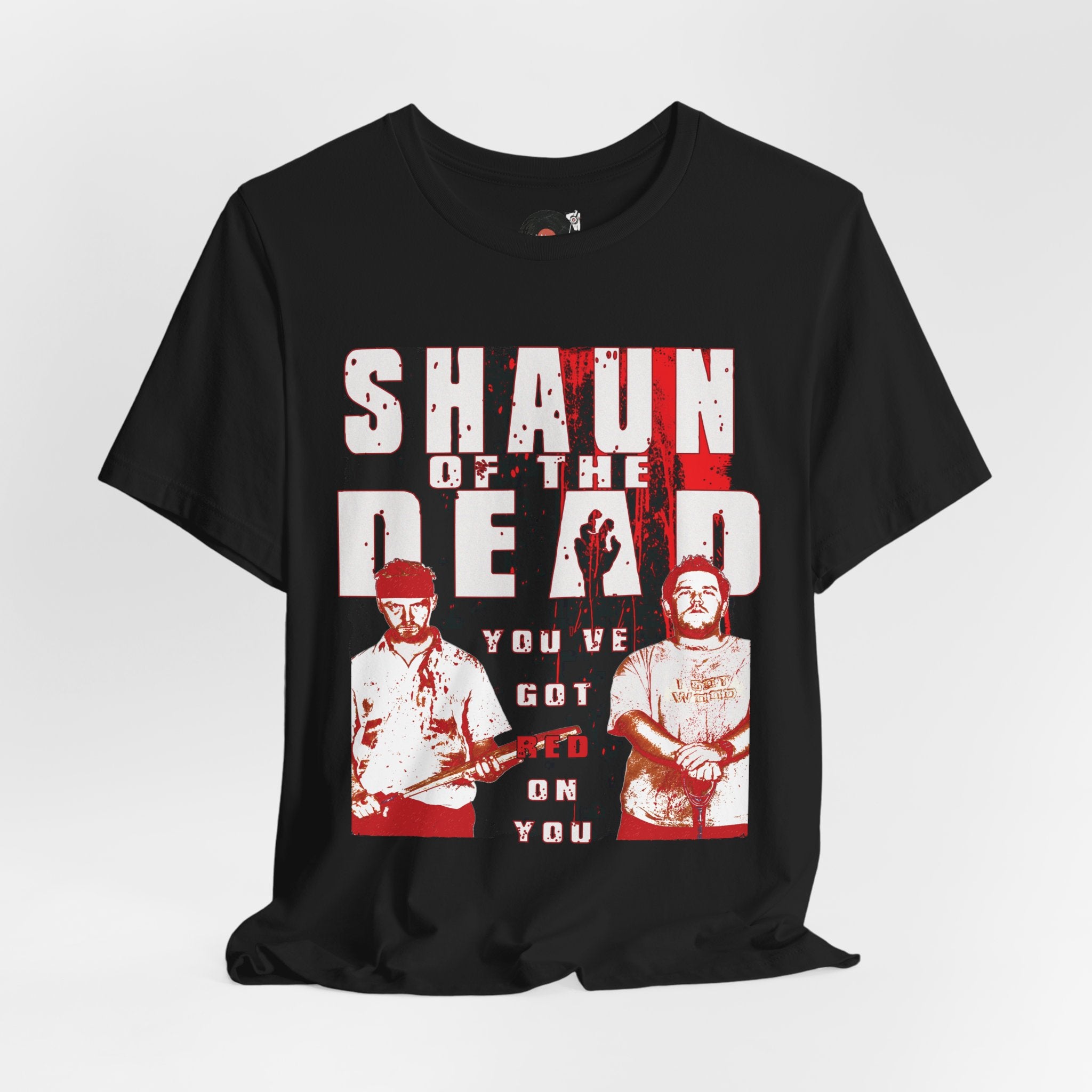 Shaun of the Dead movie poster T-Shirt | You've got red on you Horror Comedy Tee