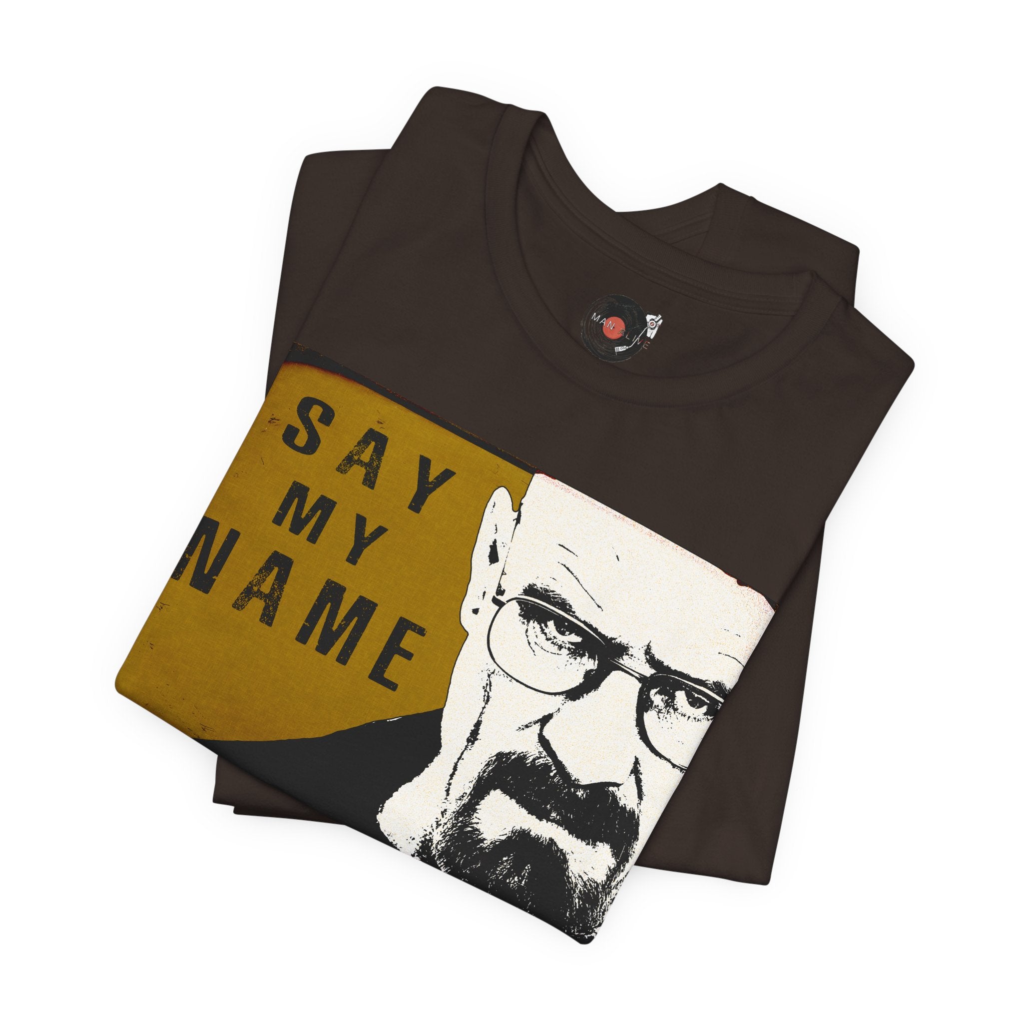 Say My Name Walter White Tee | Retro Breaking Bad Portrait