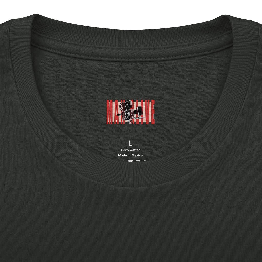 Le Samurai Vintage Movie Graphic Tee — Retro Blue Noir Crew