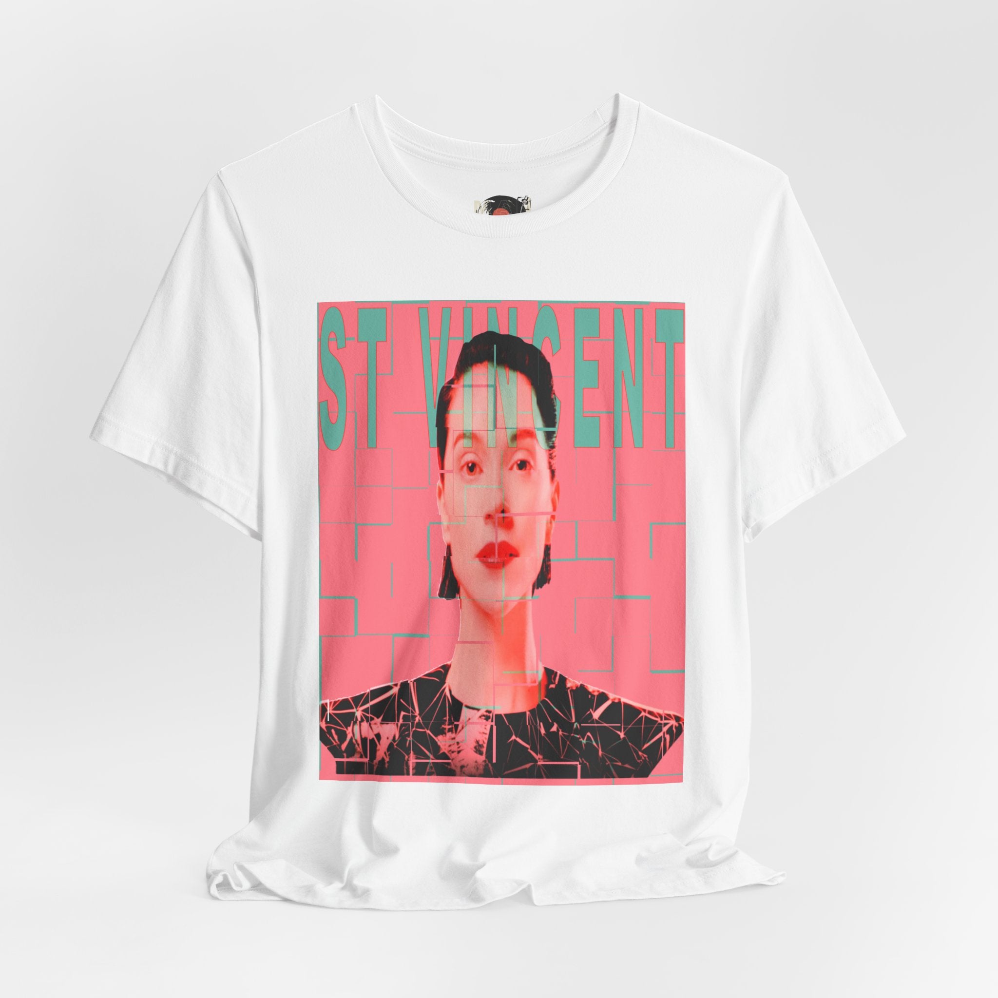St. Vincent Portrait Tee — Retro Pop Art Musician T-Shirt