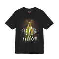 The King in Yellow T-Shirt | Horror Graphic Tee, Yellow Cloaked Figure
