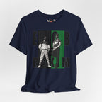 Eric B & Rakim Hip Hop Duo Graphic Tee | Black Green Rap Photo Print