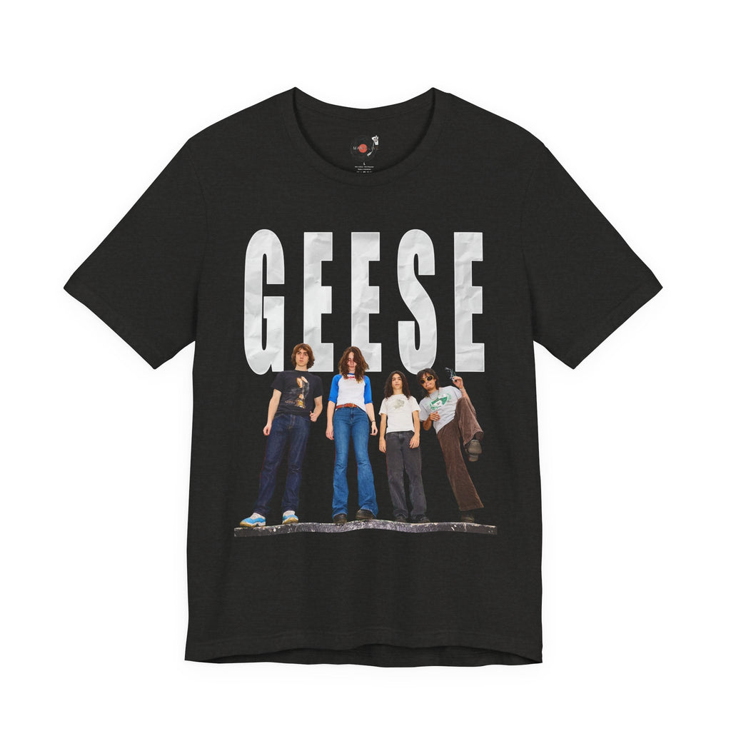 Geese Band Photo T-Shirt | Vintage Rock Tee, Group Photo Graphic