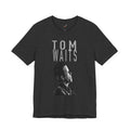 Tom Waits Portrait T-Shirt | Musician Band Tee, Vintage Monochrome