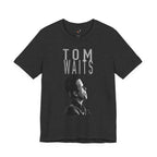 Tom Waits Portrait T-Shirt | Musician Band Tee, Vintage Monochrome