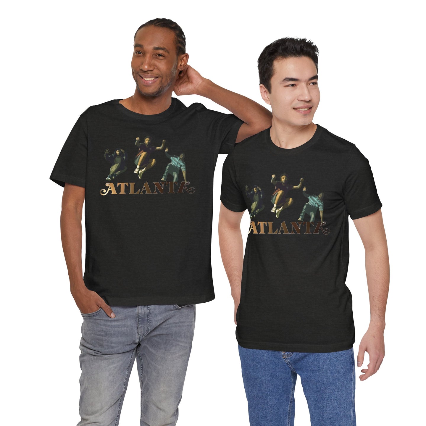 Retro Atlanta TV Show Jumping City Typography Tee