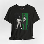 Eric B & Rakim Hip Hop Duo Graphic Tee | Black Green Rap Photo Print