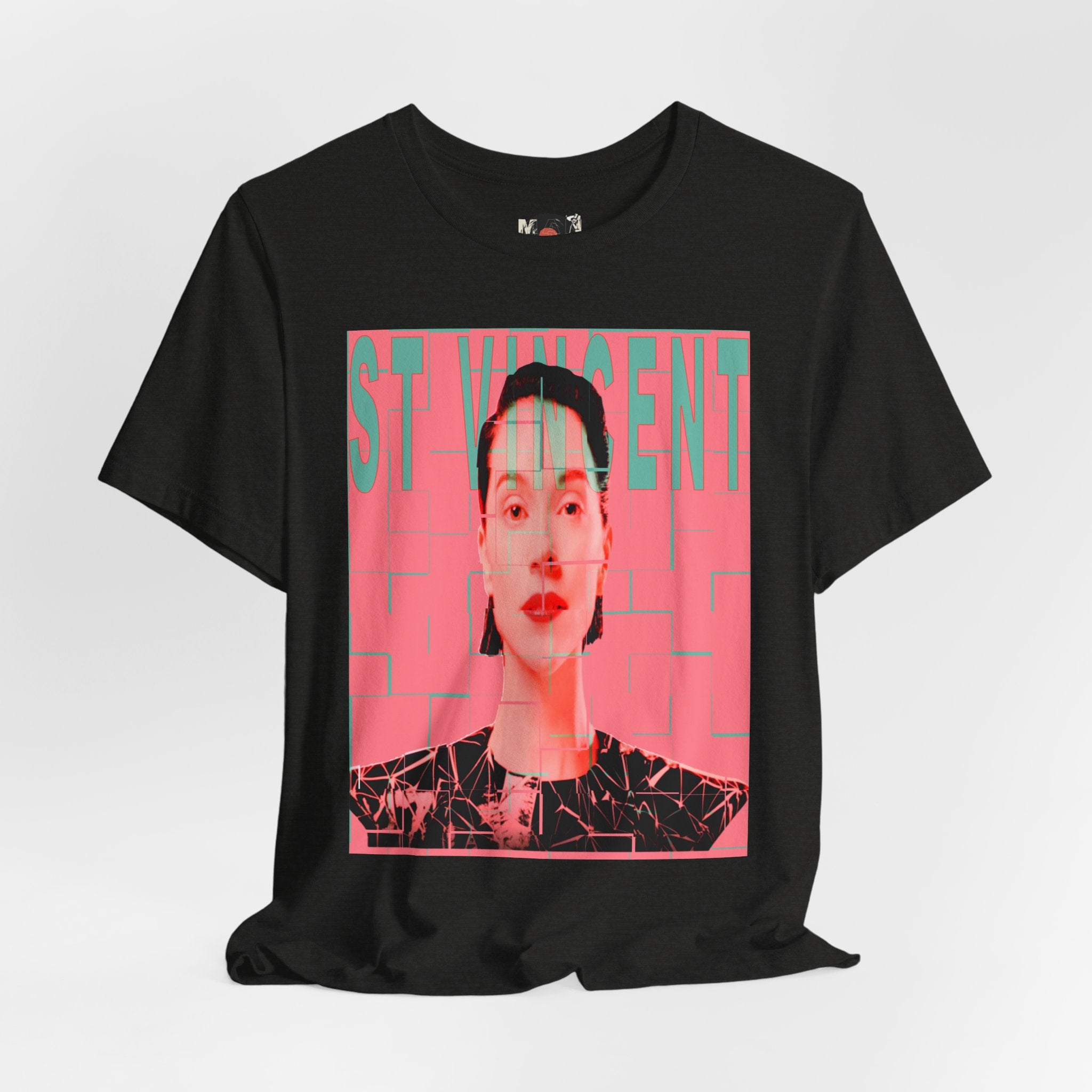 St. Vincent Portrait Tee — Retro Pop Art Musician T-Shirt