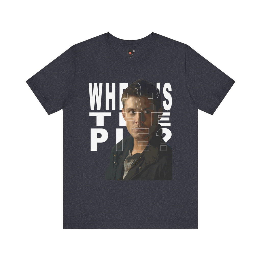 Dean Winchester "Where's the Pie?" Portrait T-Shirt | Supernatural TV Tee