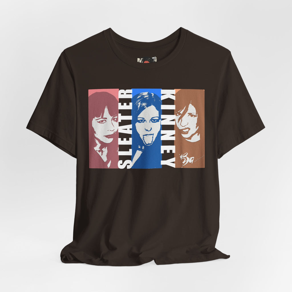 Sleater-Kinney Band Portrait T-Shirt | Indie Rock Tee