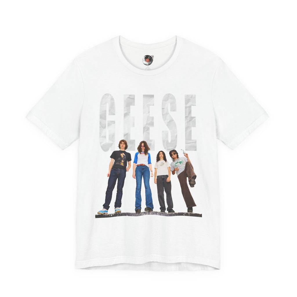 Geese Band Photo T-Shirt | Vintage Rock Tee, Group Photo Graphic