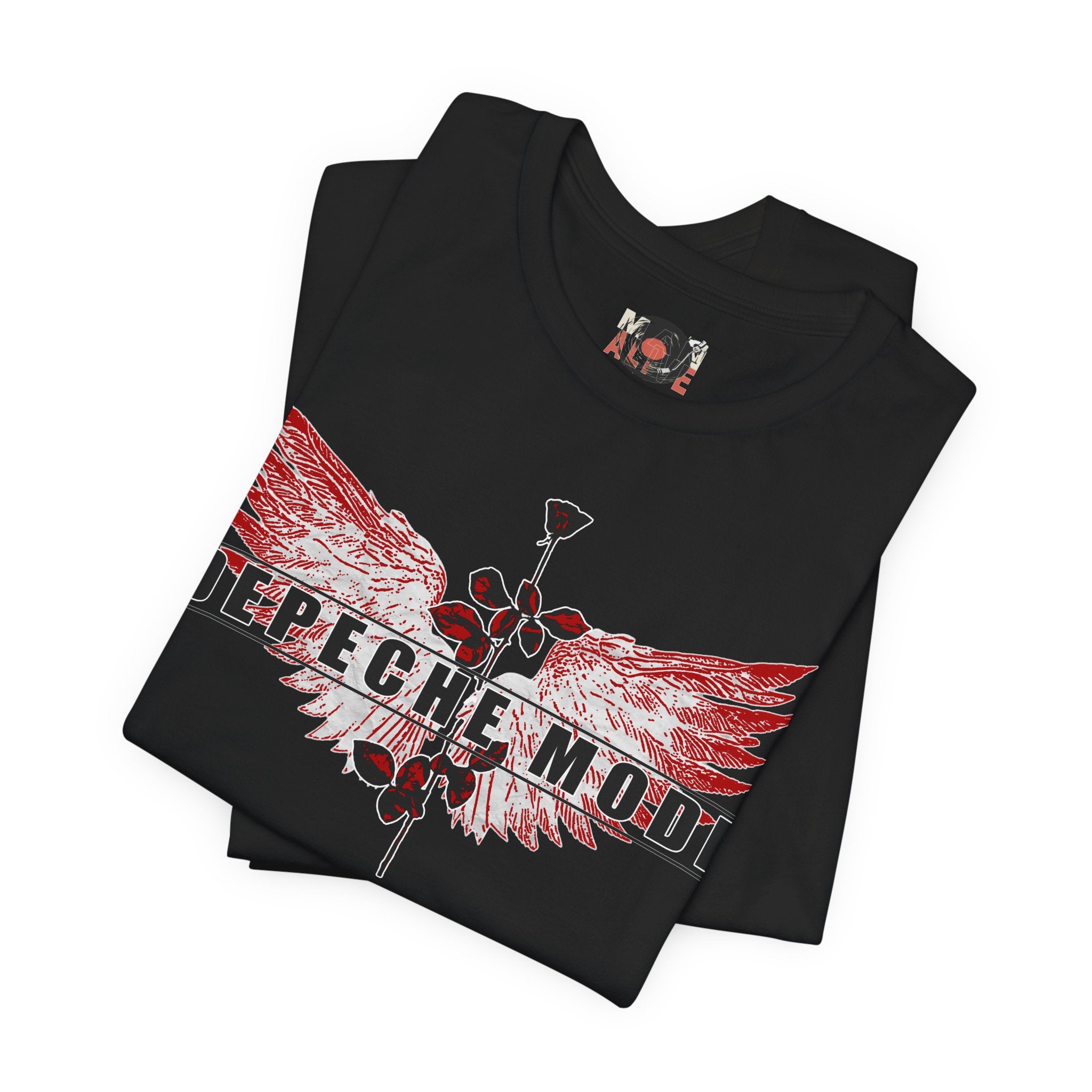 Depeche Mode Wings Rose T-Shirt | Band Logo Tee