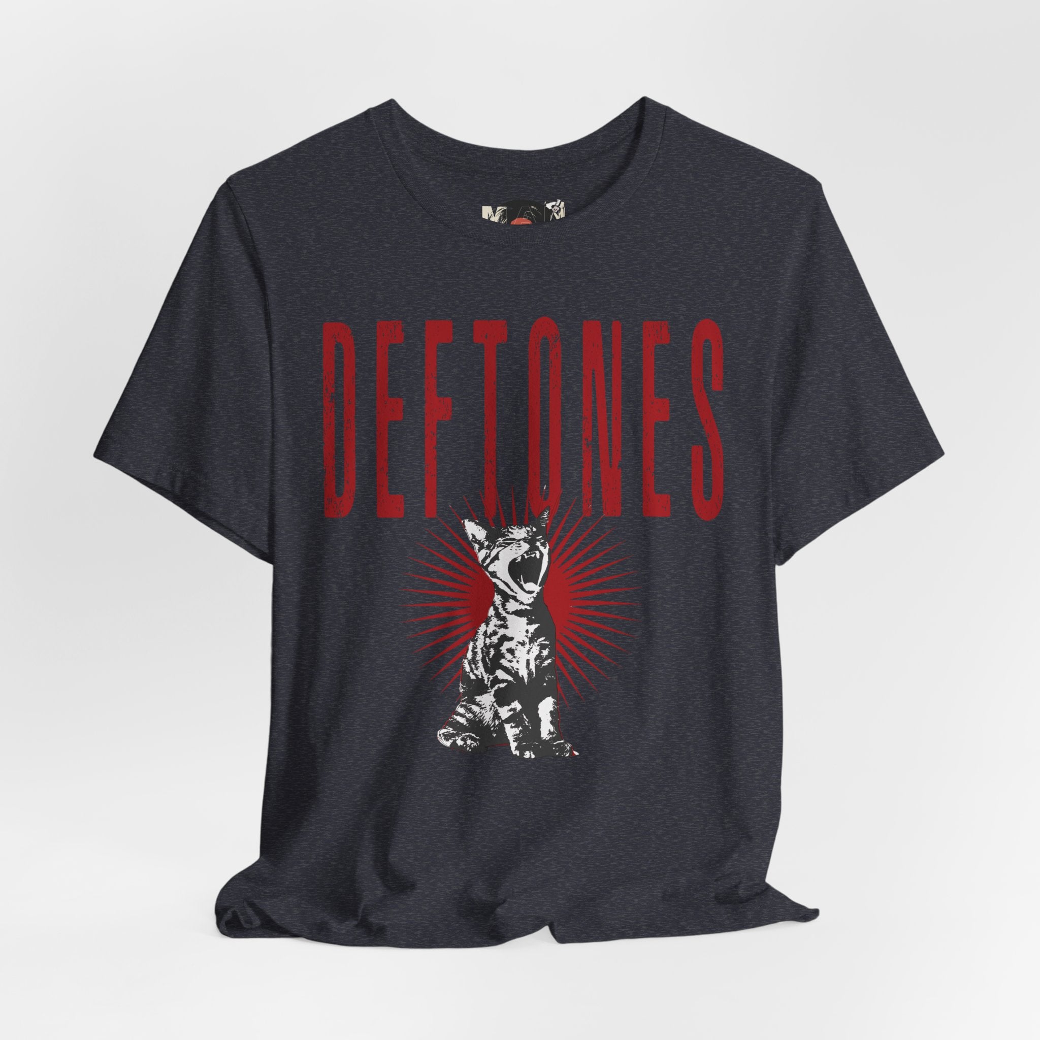 Deftones Band Logo Cat Tee | Rock Band T-Shirt