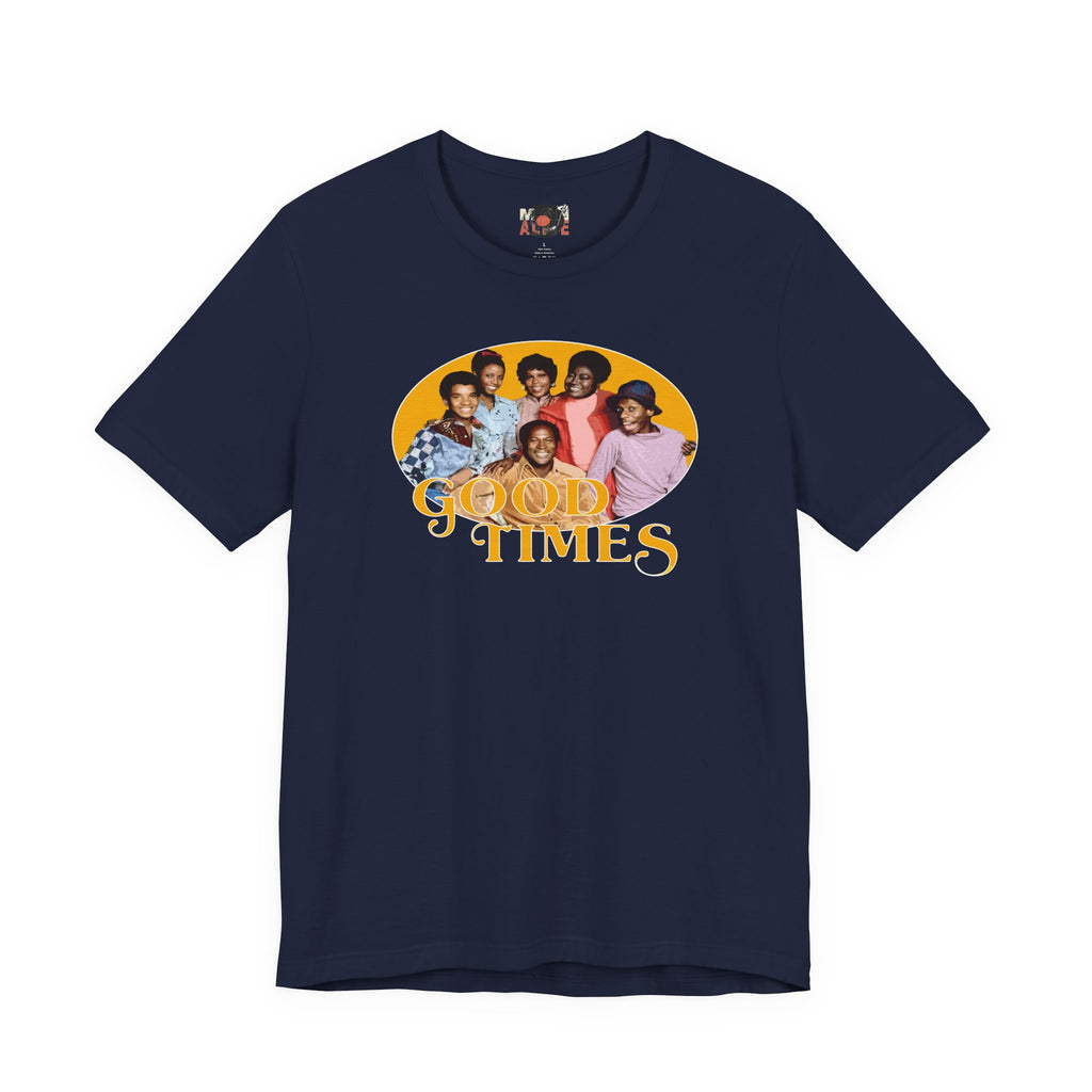 Good Times 70s Retro Family Portrait Tee | Vintage TV Photo