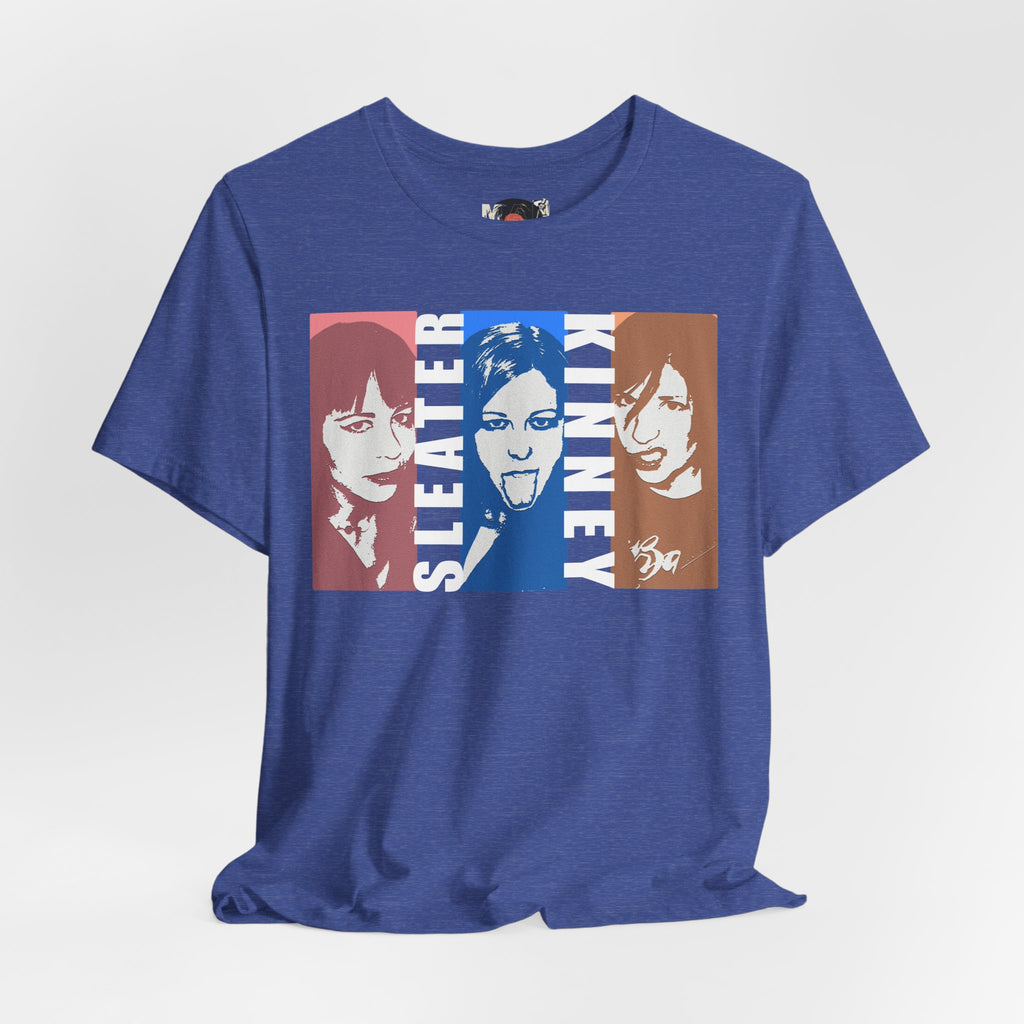 Sleater-Kinney Band Portrait T-Shirt | Indie Rock Tee