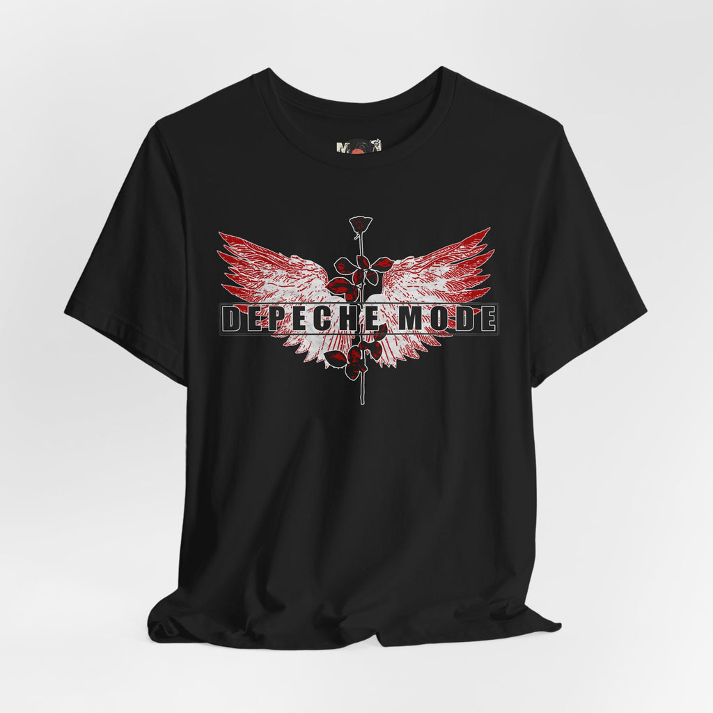 Depeche Mode Wings Rose T-Shirt | Band Logo Tee