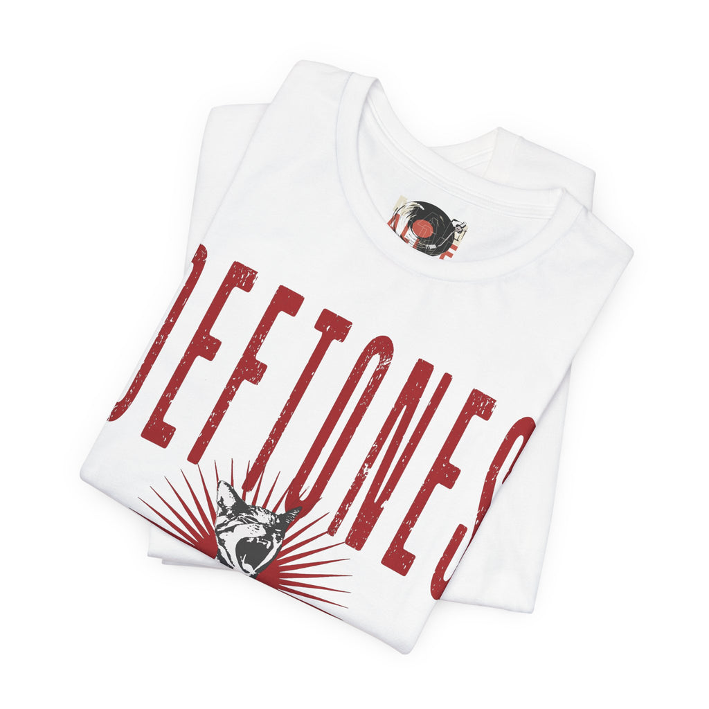 Deftones Band Logo Cat Tee | Rock Band T-Shirt