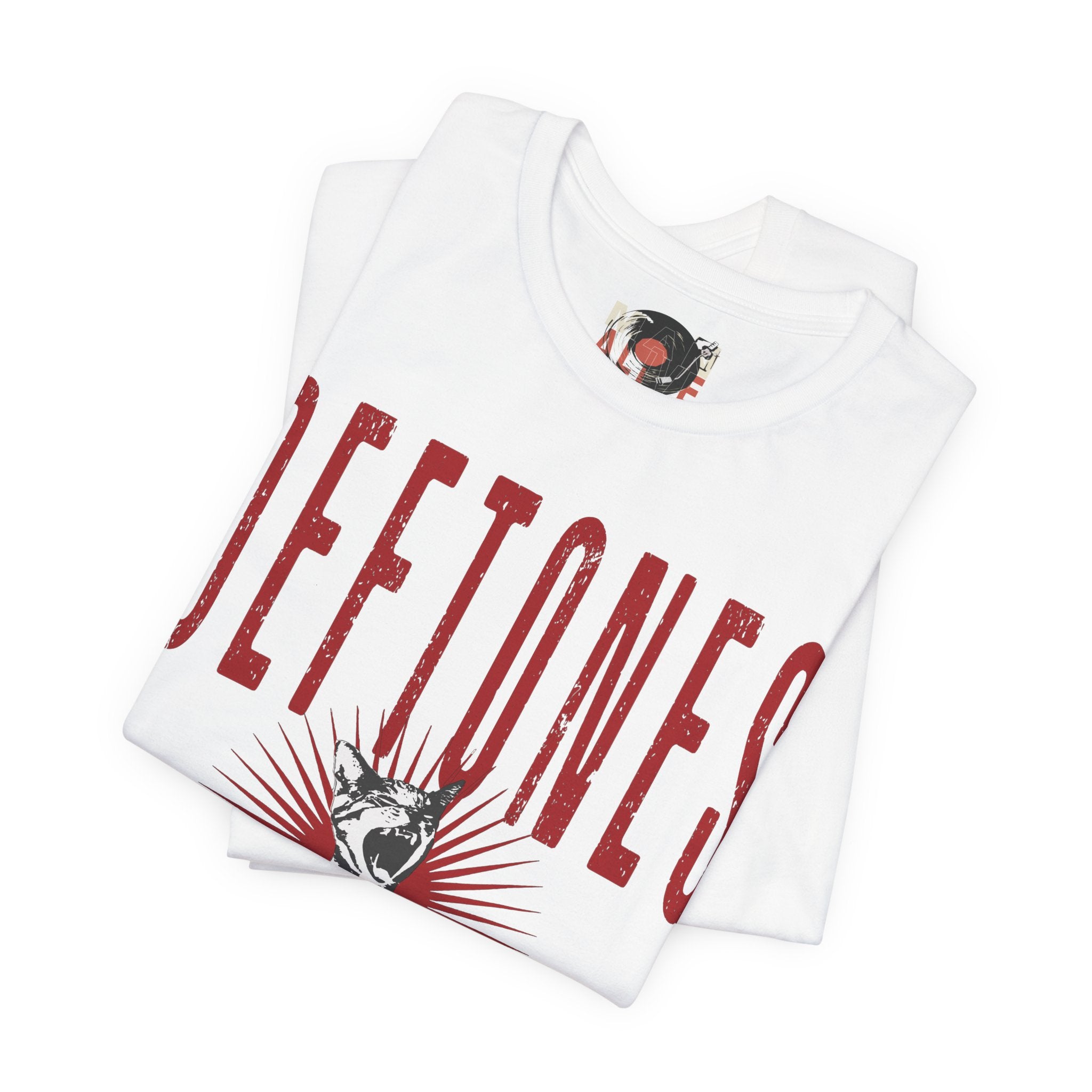 Deftones Band Logo Cat Tee | Rock Band T-Shirt