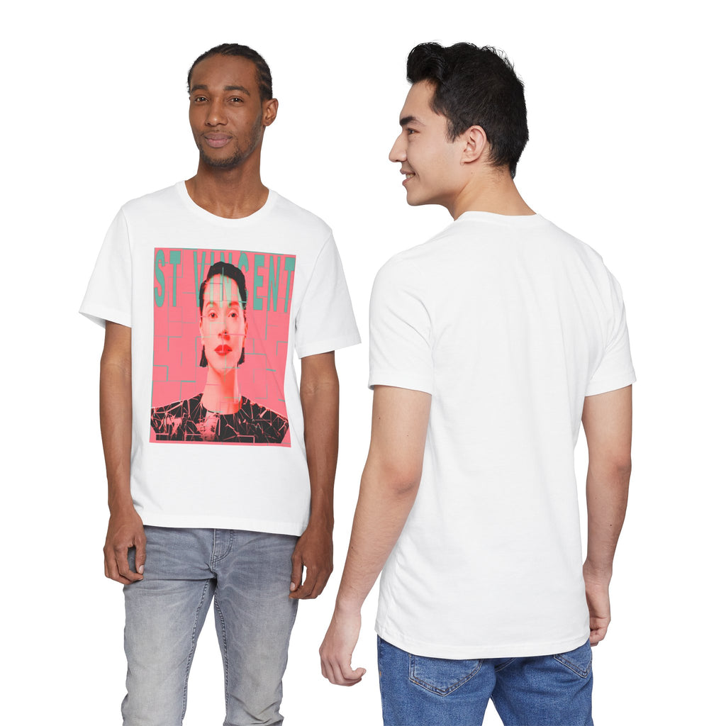 St. Vincent Portrait Tee — Retro Pop Art Musician T-Shirt