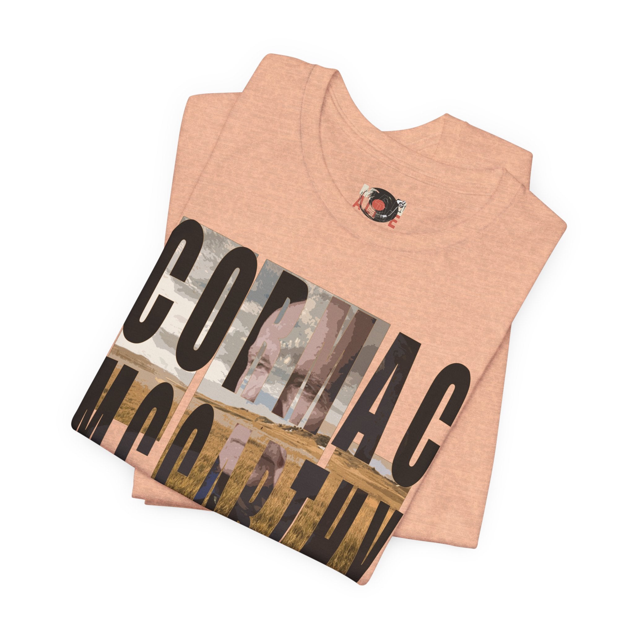 Cormac McCarthy Typography Tee | Western Landscape Text Art