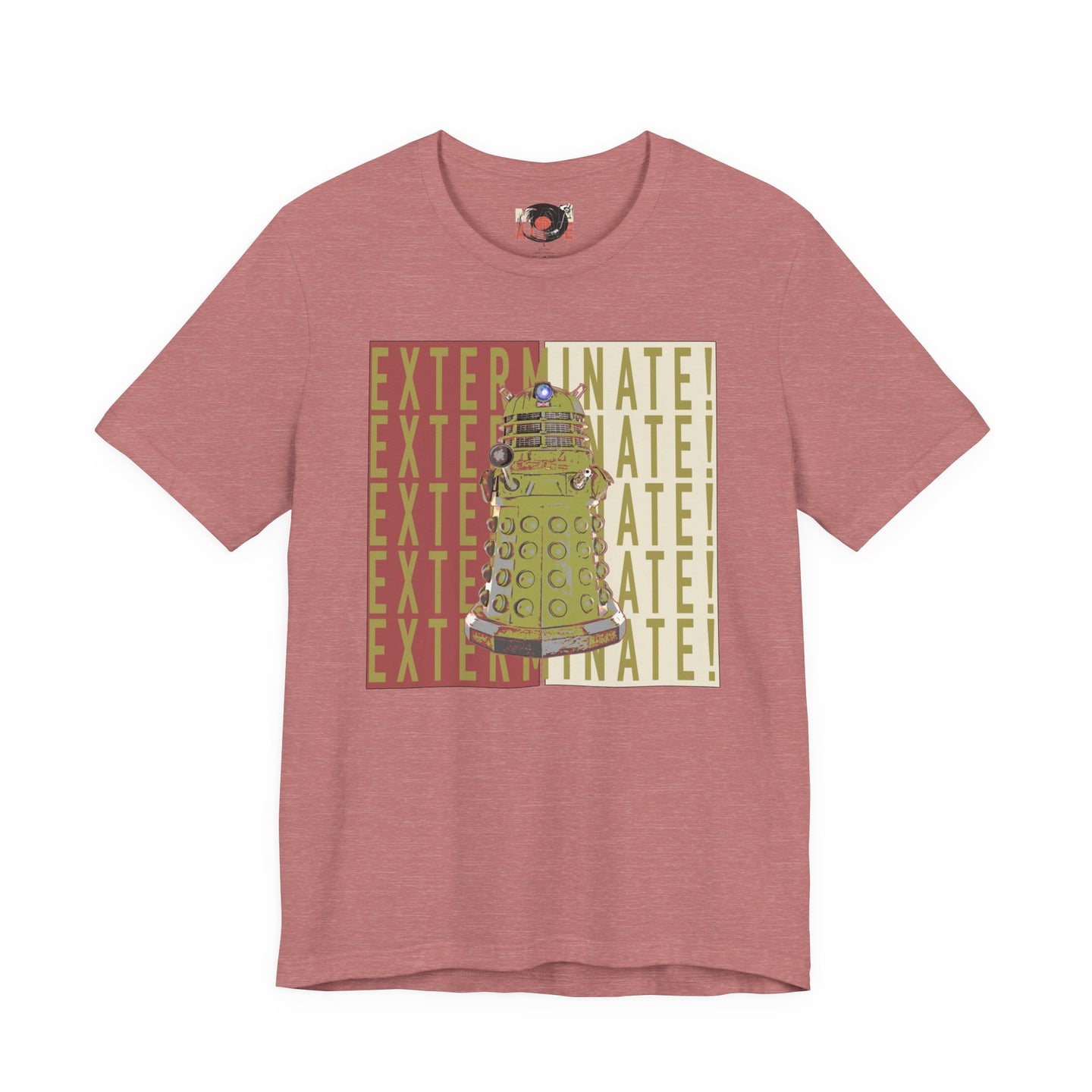 Dalek Exterminate Graphic Tee | Doctor Who Sci-Fi Robot Illustration