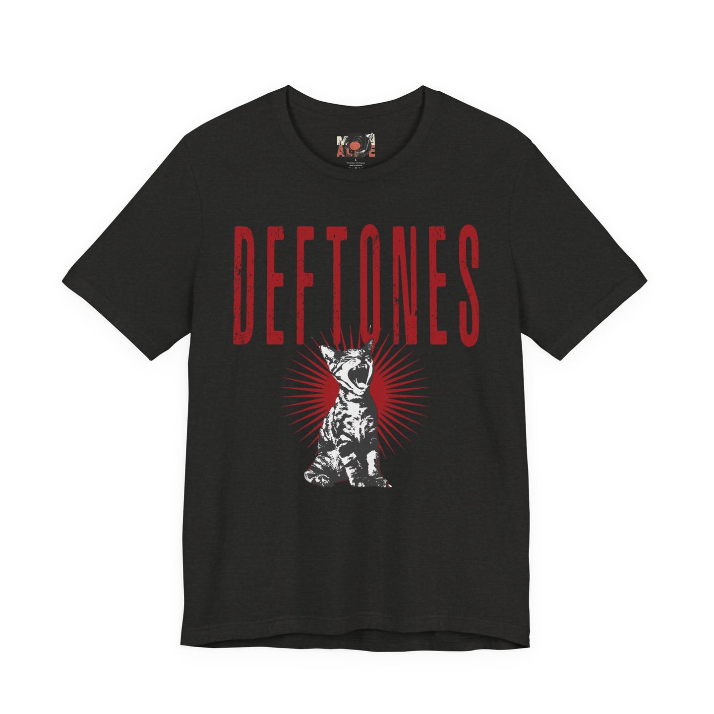 Deftones Band Logo Cat Tee | Rock Band T-Shirt