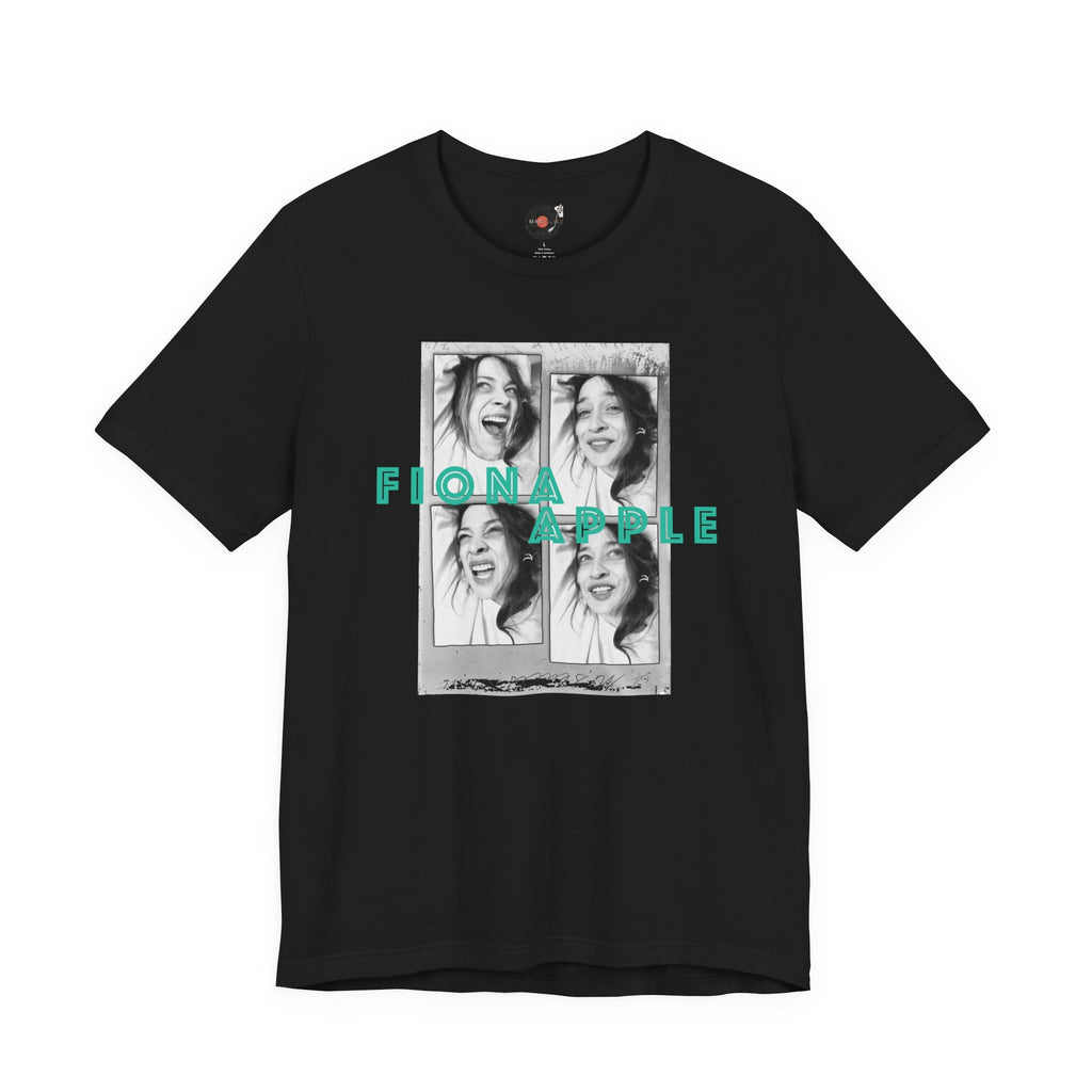 Fiona Apple Collage Tee T-Shirt | Portrait Music Graphic