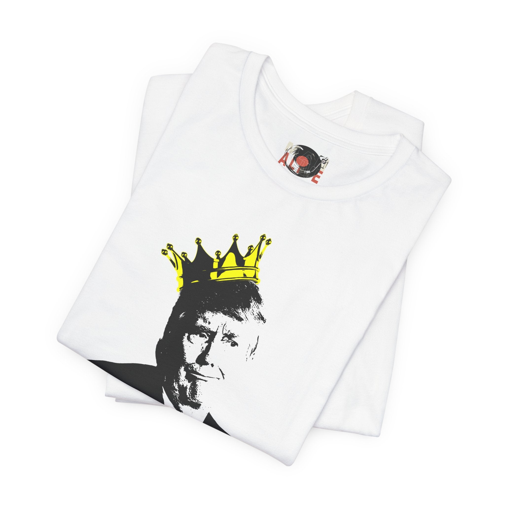 No Kings portrait tee | Graphic Political Satire T-Shirt