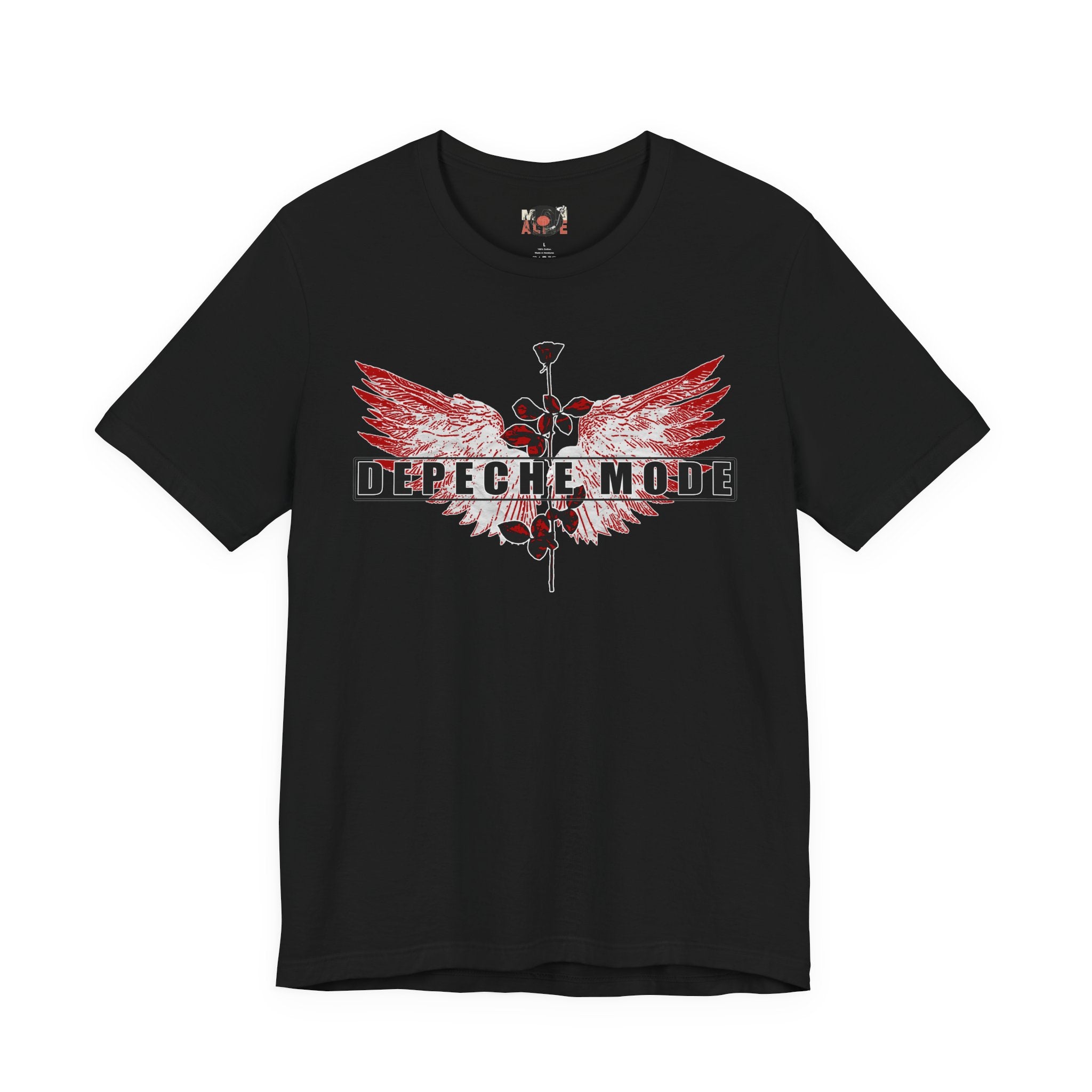 Depeche Mode Wings Rose T-Shirt | Band Logo Tee