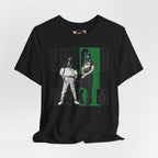 Eric B & Rakim Hip Hop Duo Graphic Tee | Black Green Rap Photo Print