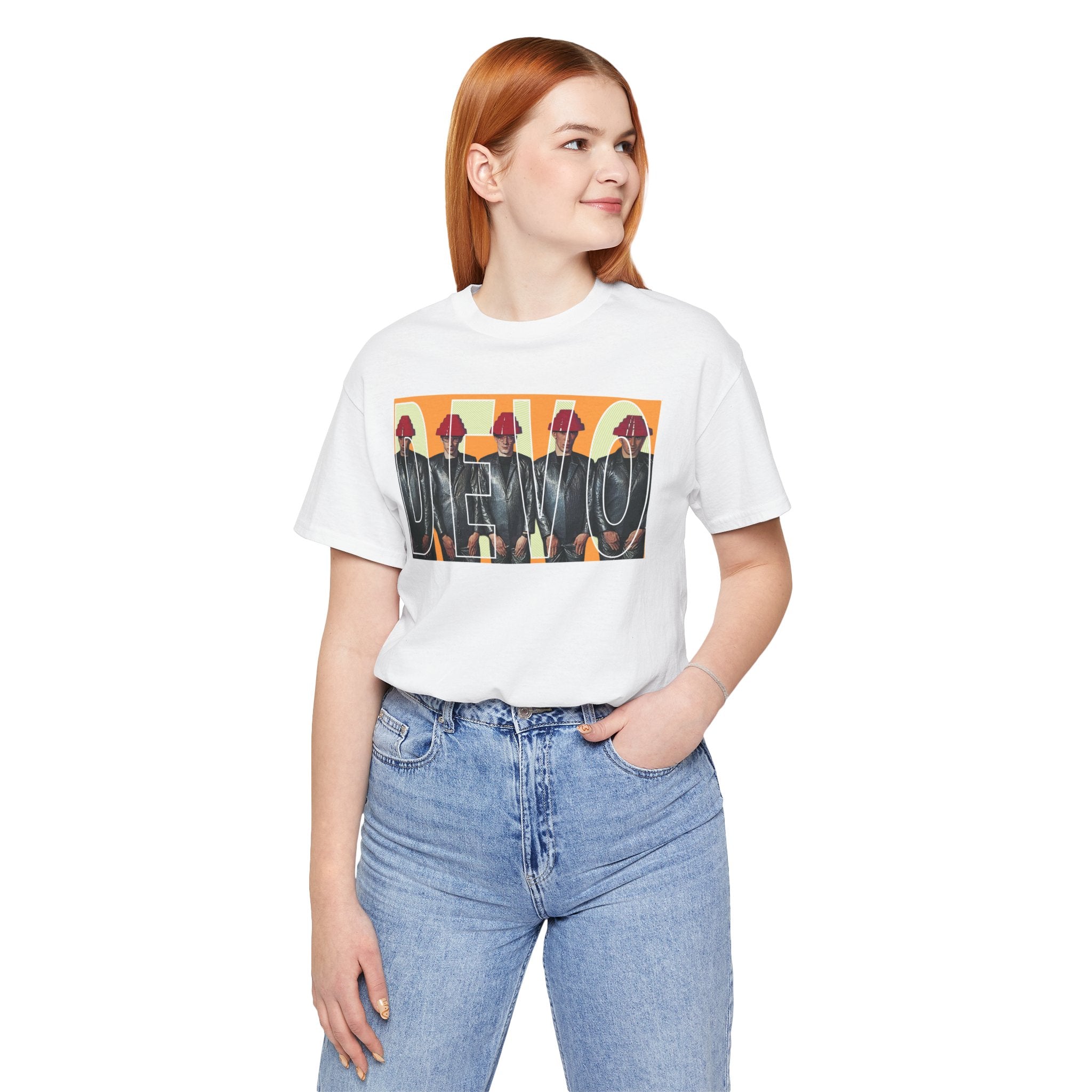 Devo Retro Pop Art Band Tee — Devo Graphic T-Shirt