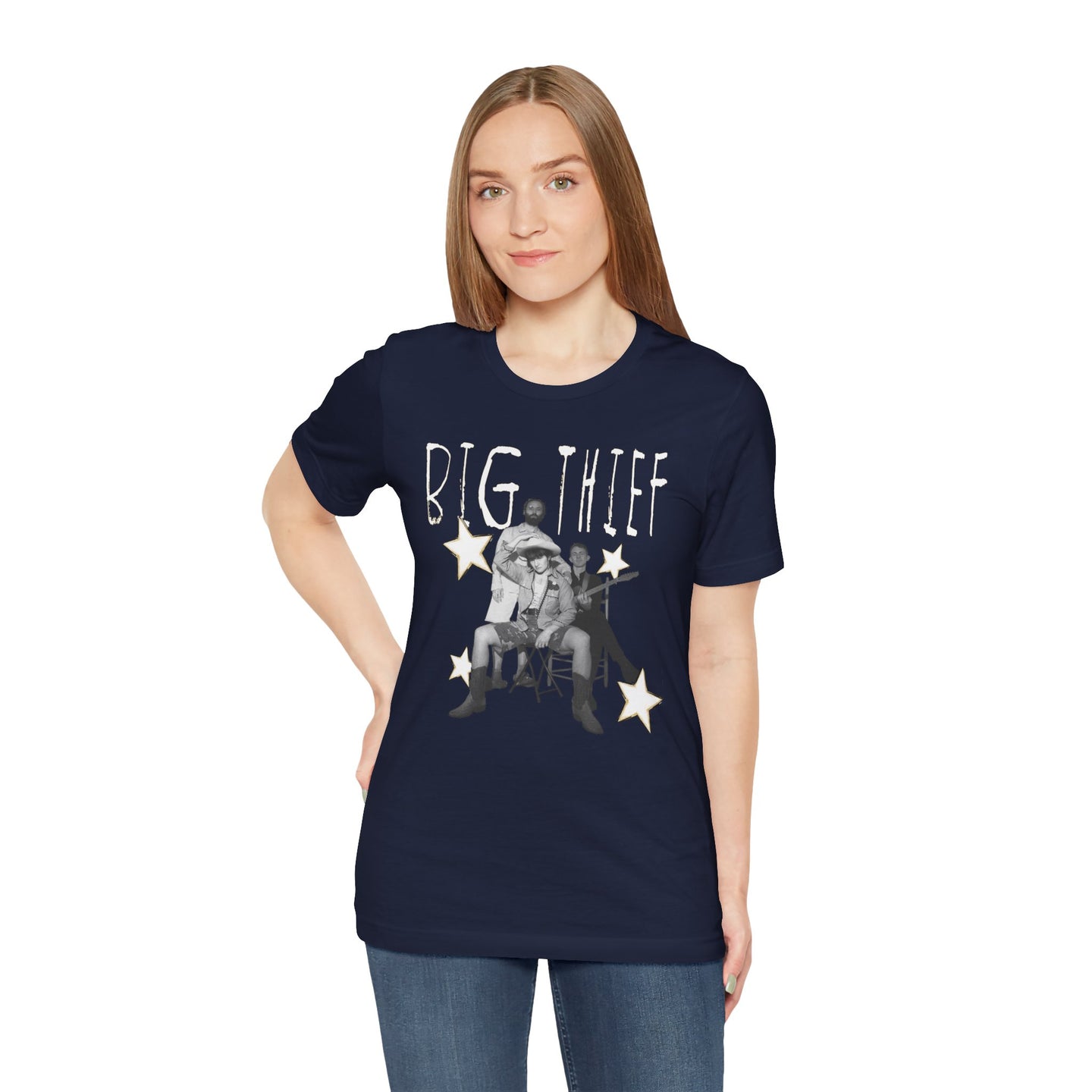 Big Thief Band Photo Tee — Vintage Indie Rock T-Shirt
