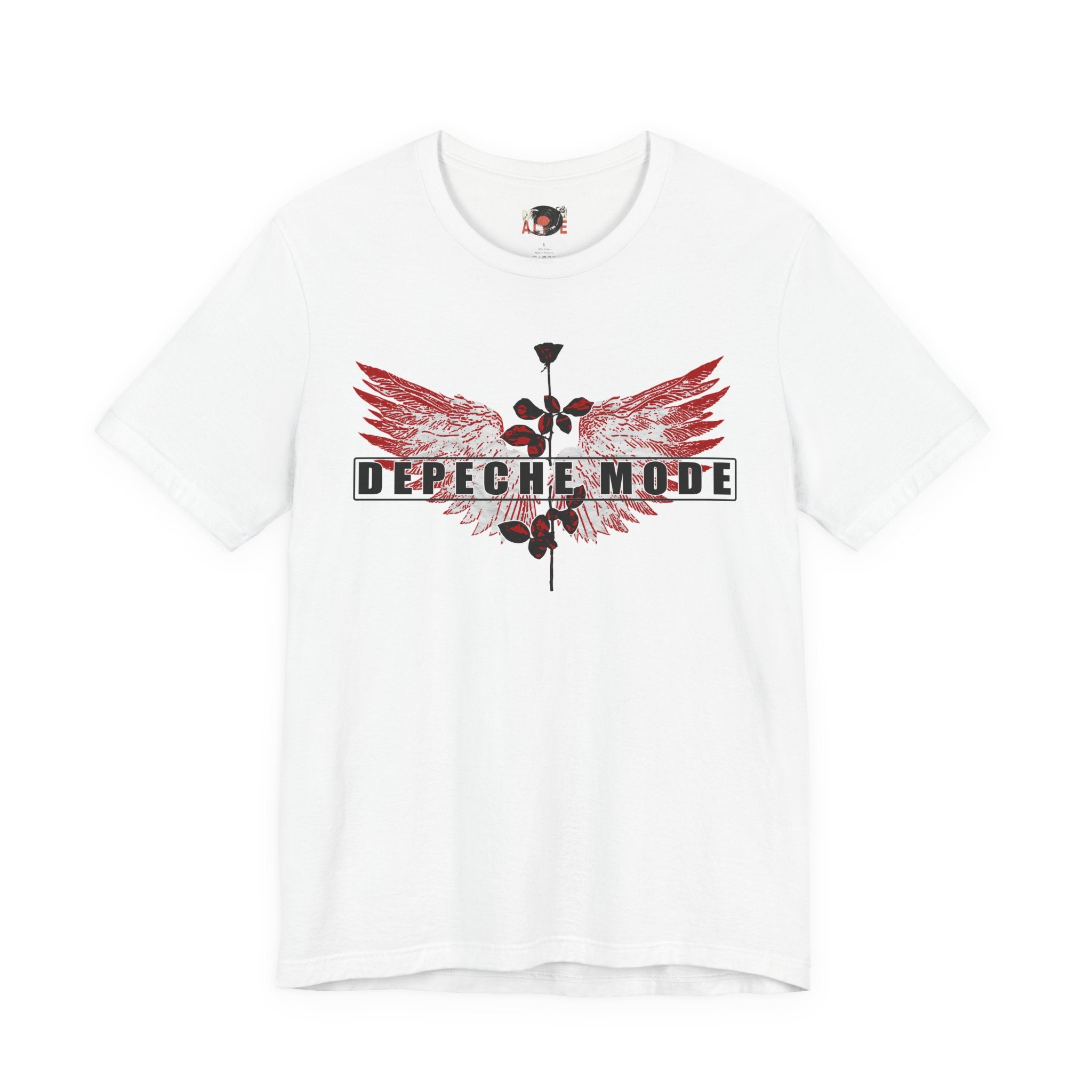 Depeche Mode Wings Rose T-Shirt | Band Logo Tee