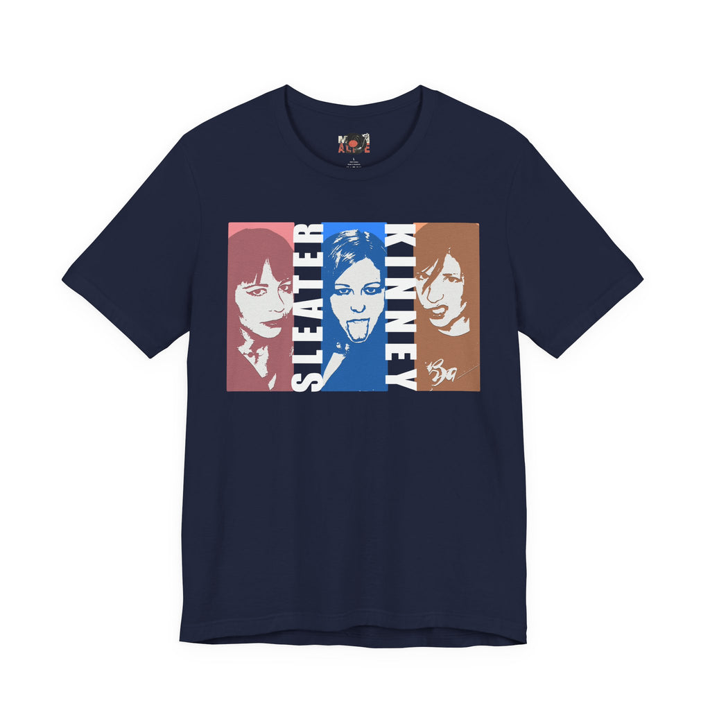 Sleater-Kinney Band Portrait T-Shirt | Indie Rock Tee