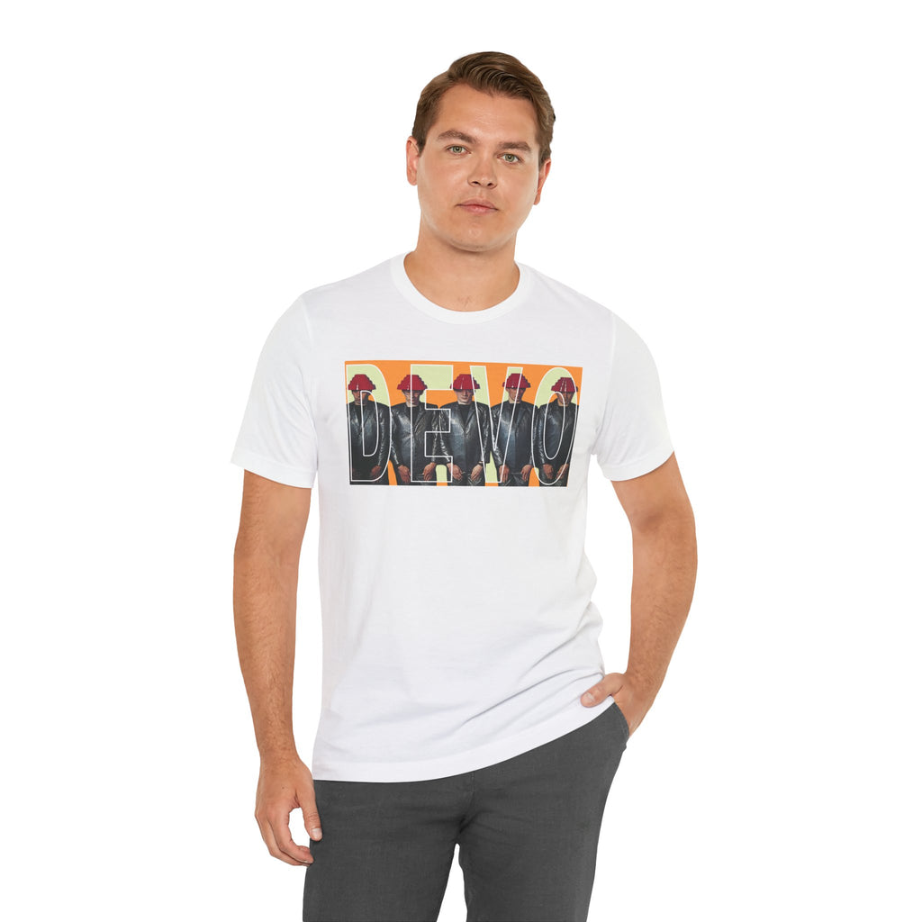 Devo Retro Pop Art Band Tee — Devo Graphic T-Shirt