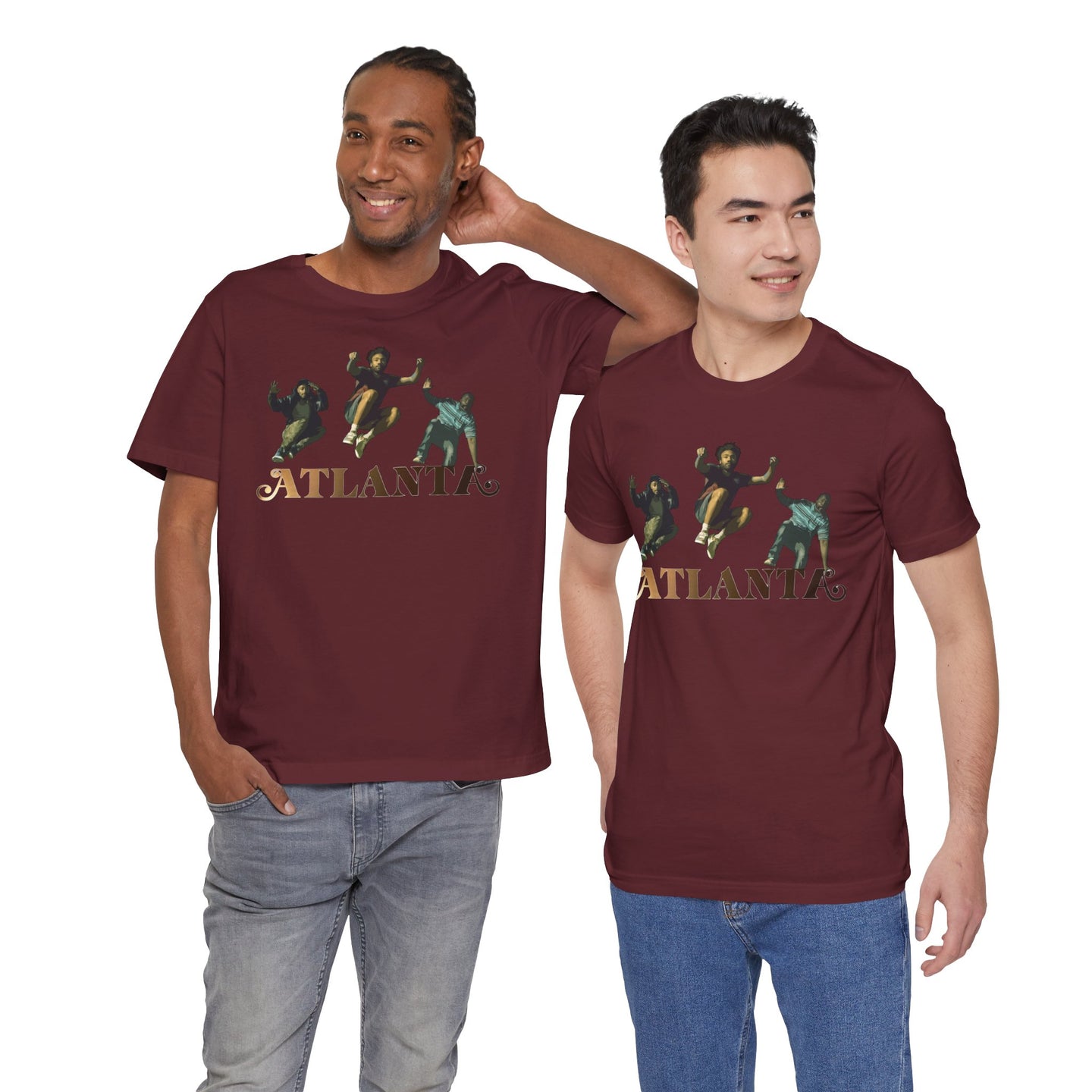 Retro Atlanta TV Show Jumping City Typography Tee